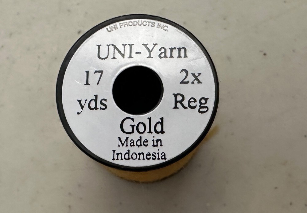 Uni Yarn 17 Yard Spool Gold