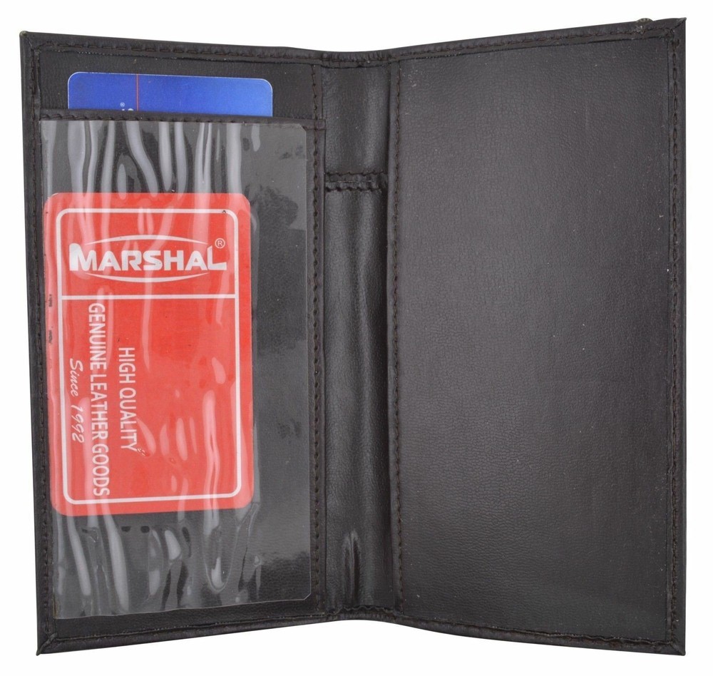Basic Checkbook Cover BROWN NEW