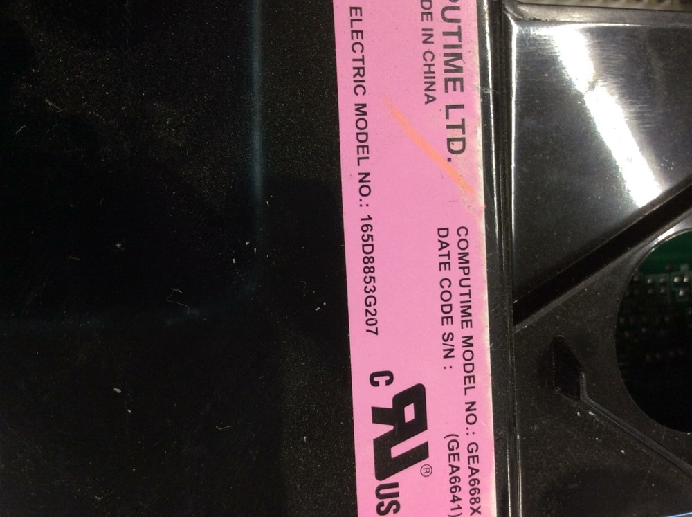 GE DISHWASHER CONTROL BOARD part# 165d8853g207