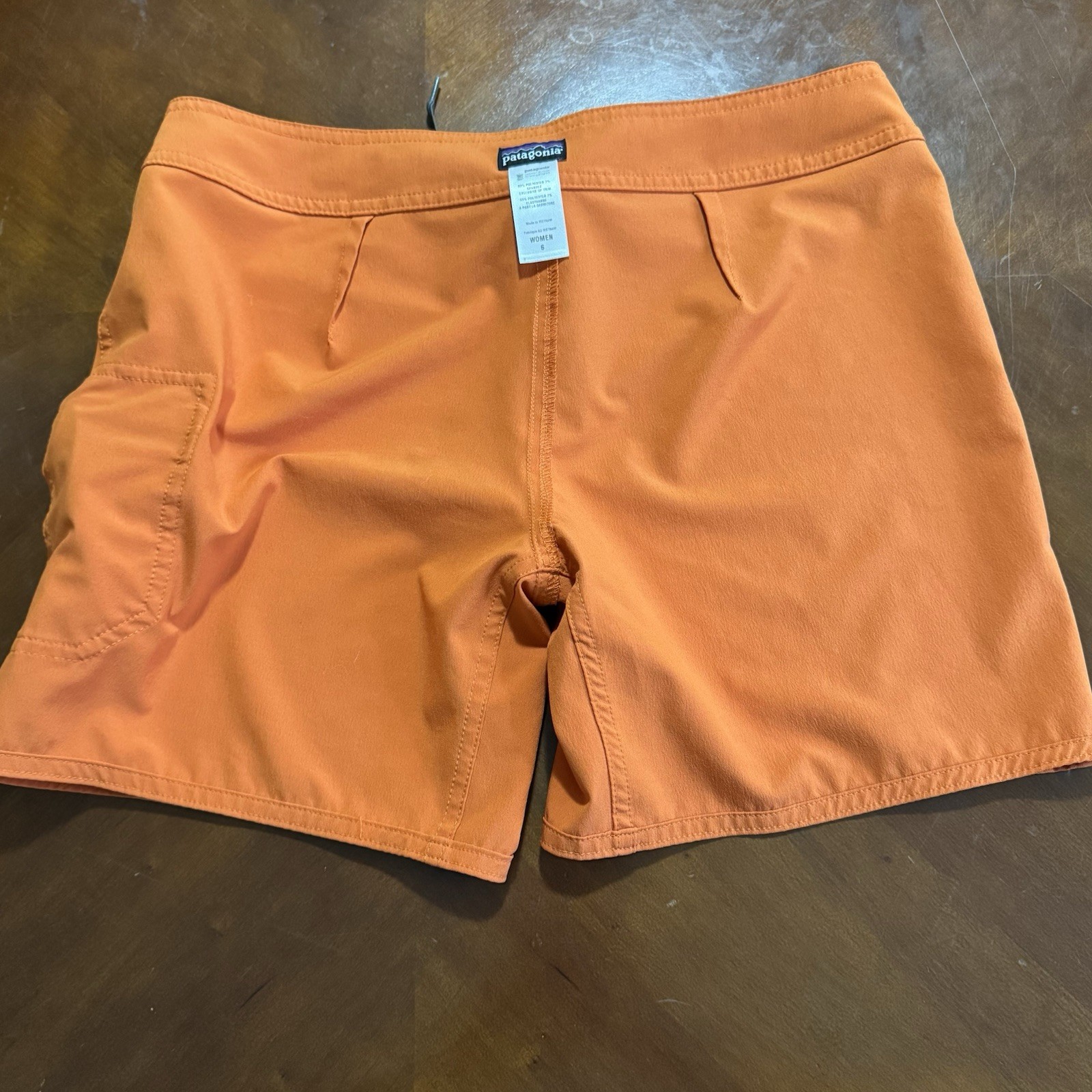 Patagonia Women’s Meridian Board Shorts Size 6 Orange