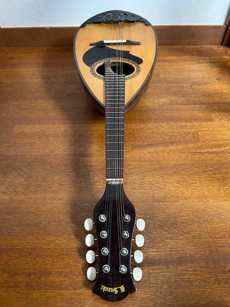 Mandolin Kiso Suzuki No.200 1970s upper model working item hard case