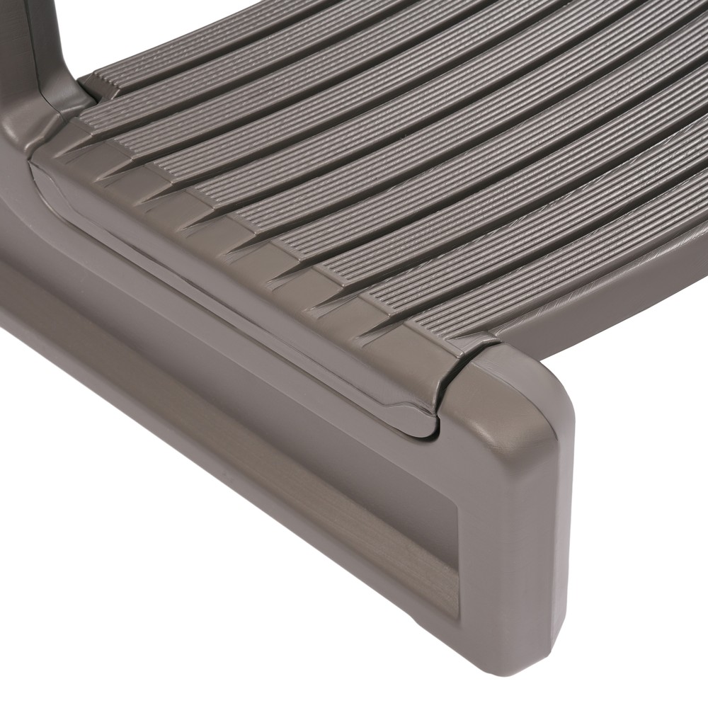 Outdoor Polypropylene Multi Purpose Spa and Hot Tub Handi-Step Step, Carbon Gray