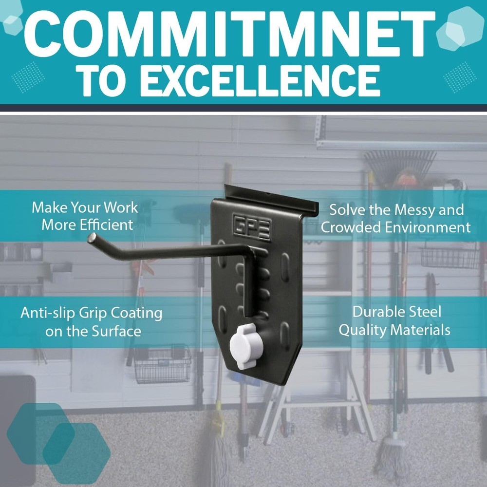 EVOpanel Single Prong Hook 110mm Black EPSH-100