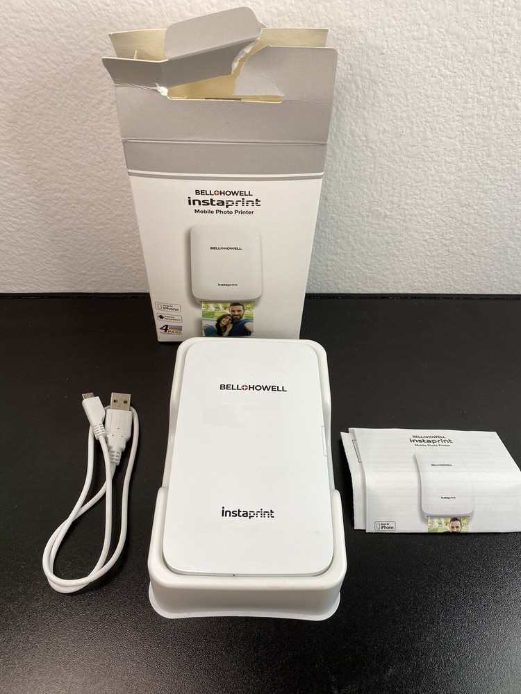 Bell+Howell instaprint Mobile Photo Printer Open Box