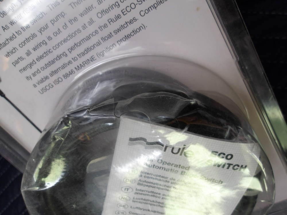 Rule Eco-Switch Automatic Bilge Pump Control Switch - 12V - MODEL 39 NEW