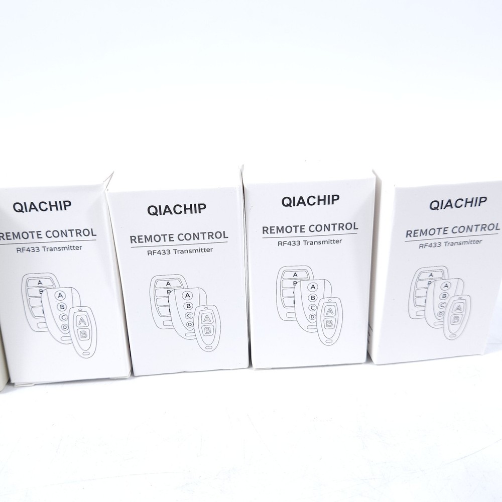 QIACHIP Universal 12V 4CH Wireless Relay Remote Module Switch RF 433Mhz