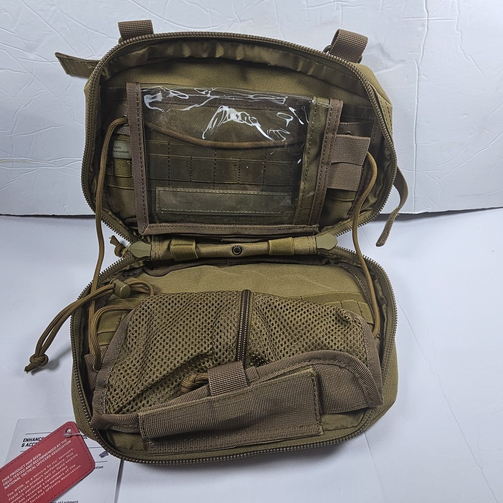 NEW FOX Tactical Enhanced Multi-Field Tool & Accessory Pouch - Coyote