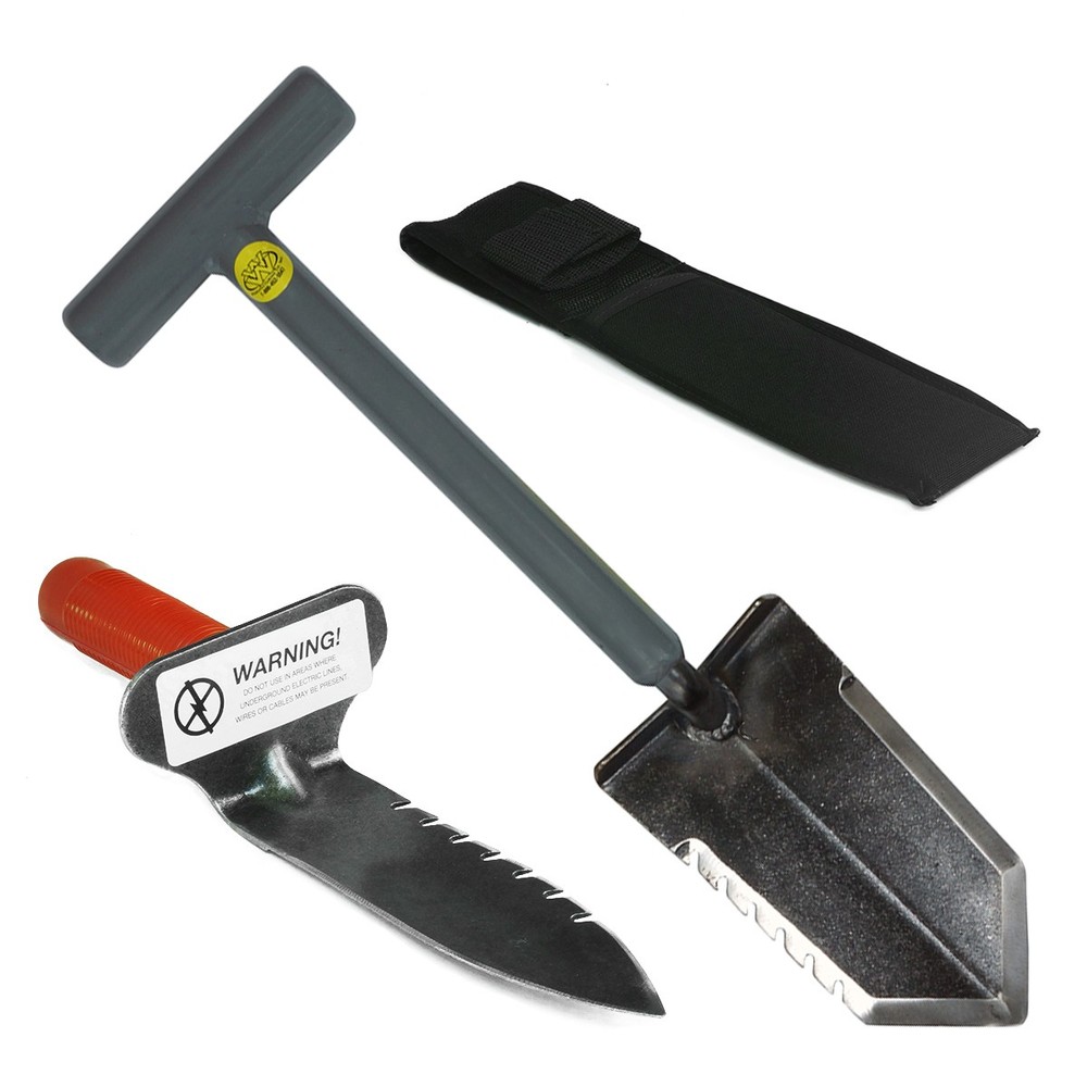 Lesche Sampson 18" Serrated T-Handle Shovel & Digging Tool Left Serrated
