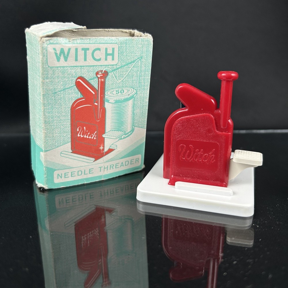 Vintage Witch Automatic Needle Threader with Instructions Made in Germany