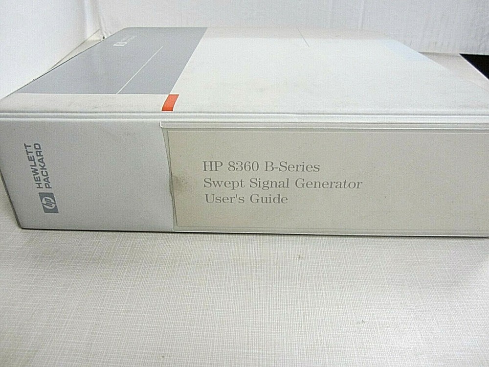 HP 8360 B-Series Signal Generator User's Guide 08360-90127