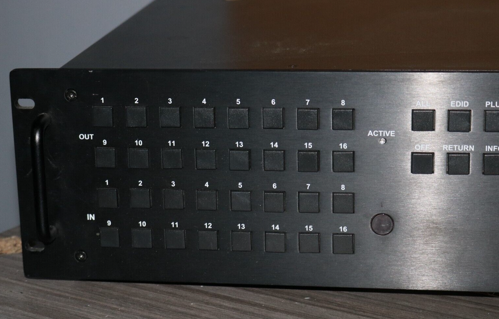 zigen HX-1616GDBT 16×16 modular matrix switch MISSING PARTS