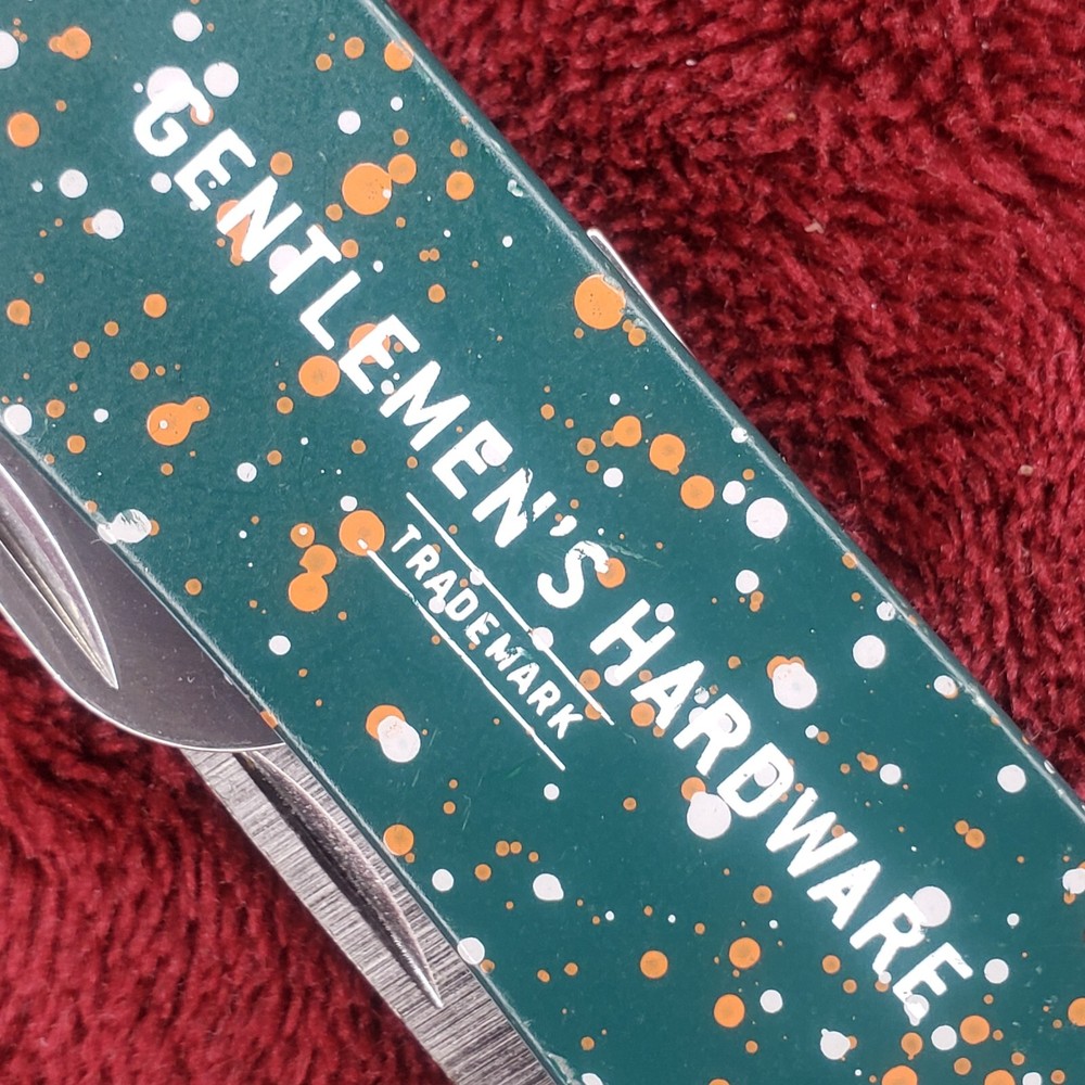 🔴 Gentleman’s Hardware Folding Pocket Knife Multitool fire starter