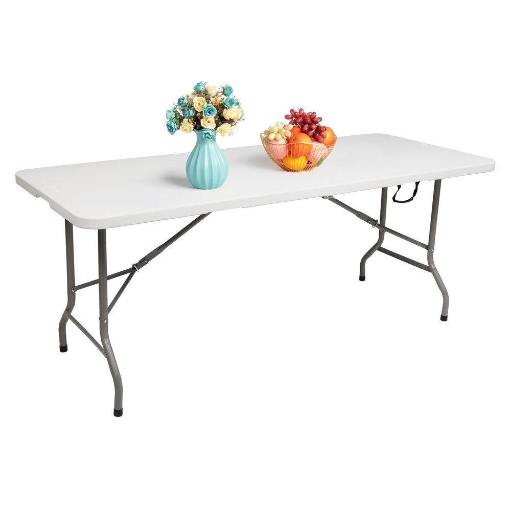 6FT Outdoor Courtyard Foldable Long Table,in stock