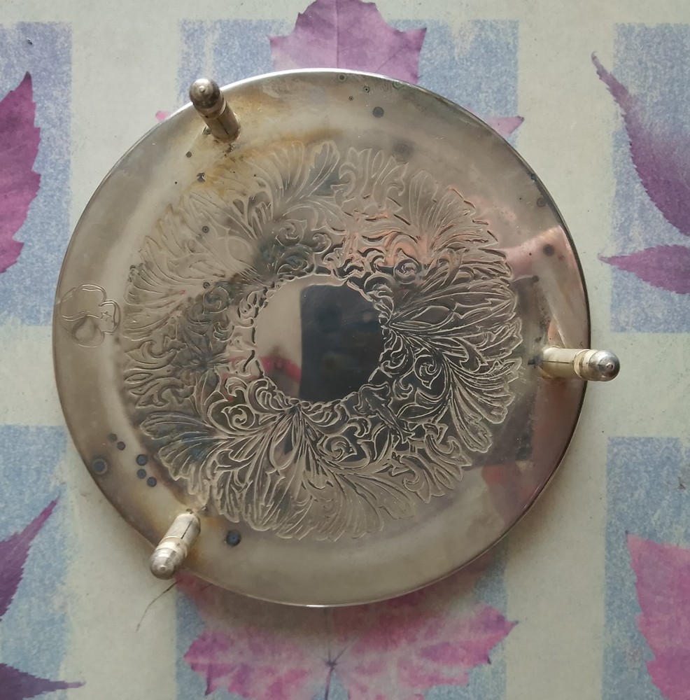 Shudehill Giftware 7 Pieces Coaster Set Silver Plated Uncleaned
