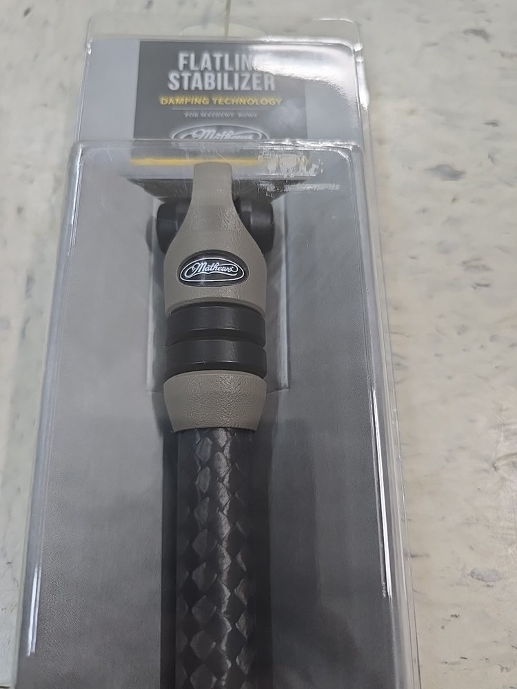 Mathews Archery Mathews Flatline 8inch Stabilizer (Granite)
