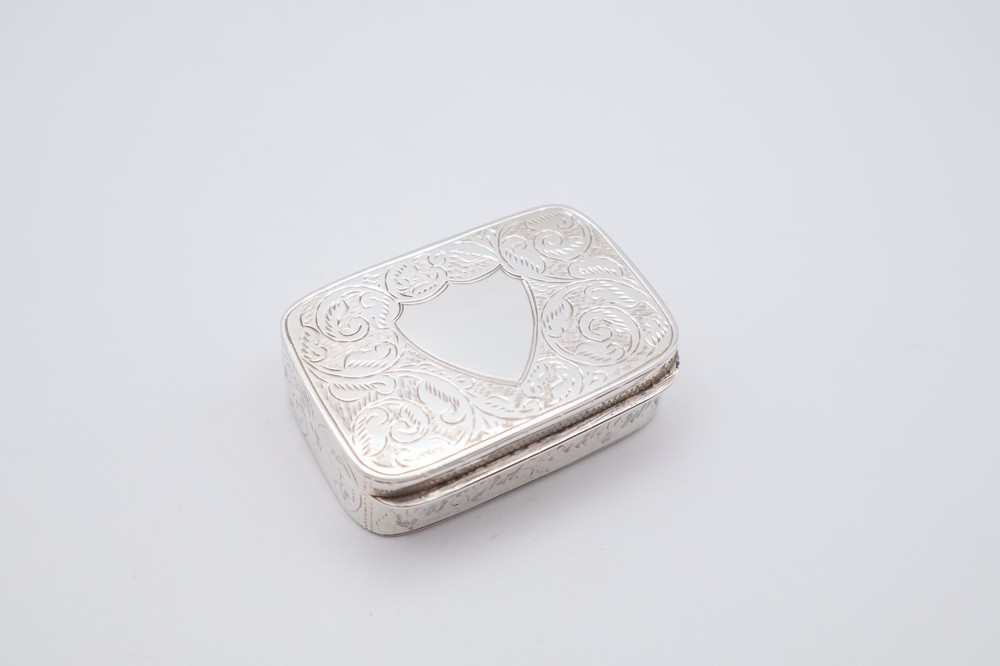 Contemporary Solid Silver Snuff Box Hallmarked Sheffield 2002