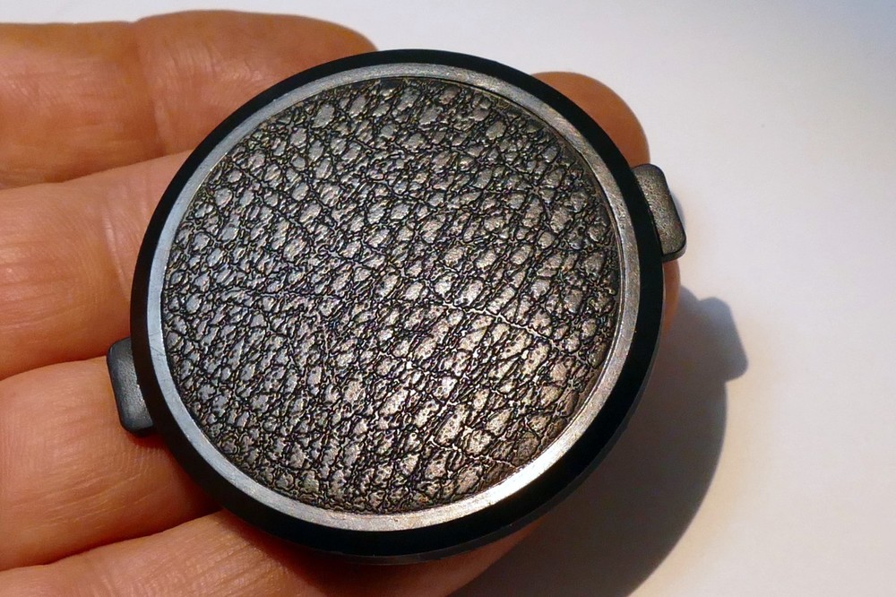 Black 49mm Lens Front Cap Snap on type