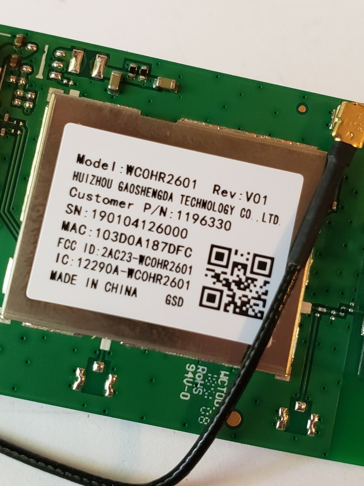 HISENSE 75R6E3 WIFI MODULE WC0HR2601