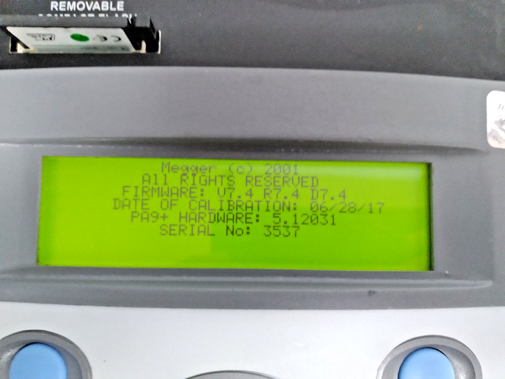 Megger PA-9 Wireless ~ Portable Power Quality Analyzer