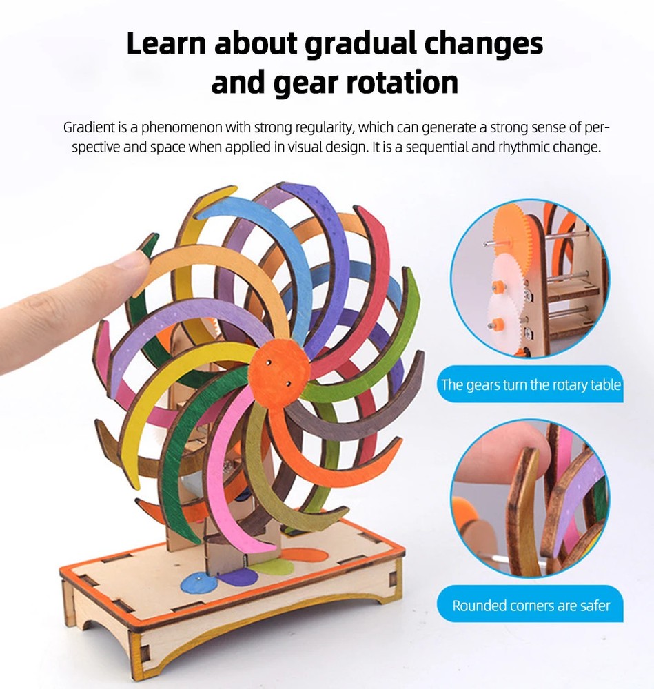 DIY Handmade Magic Window DIY Science Experiment Kit & Education Model Toy