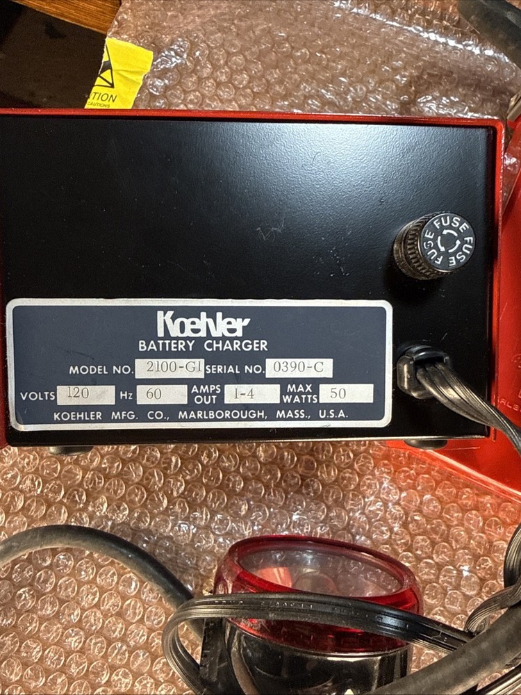 Koehler Wheat Permissible LED Mining Headlamp + Charger READ