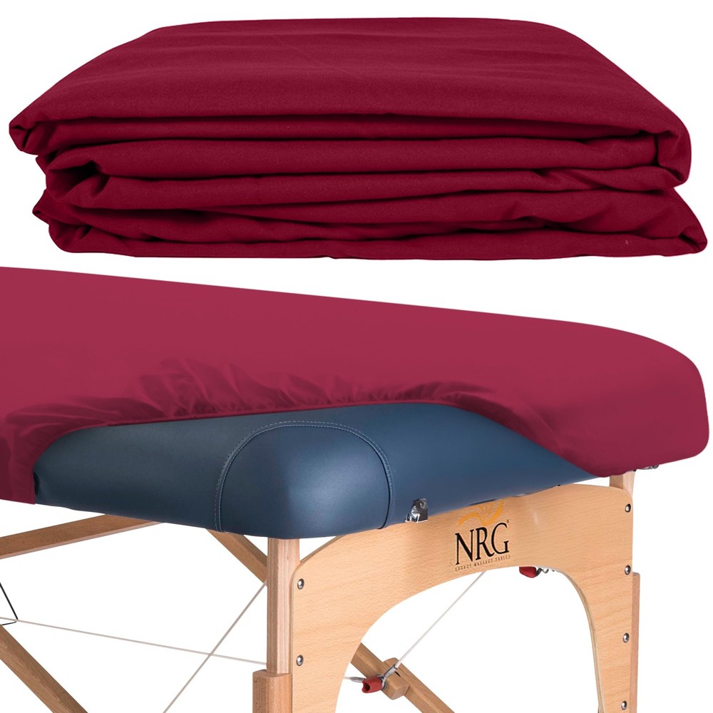 Premium Microfiber Fitted Massage Table Sheet, Single Sheet - 100% Double Bru...