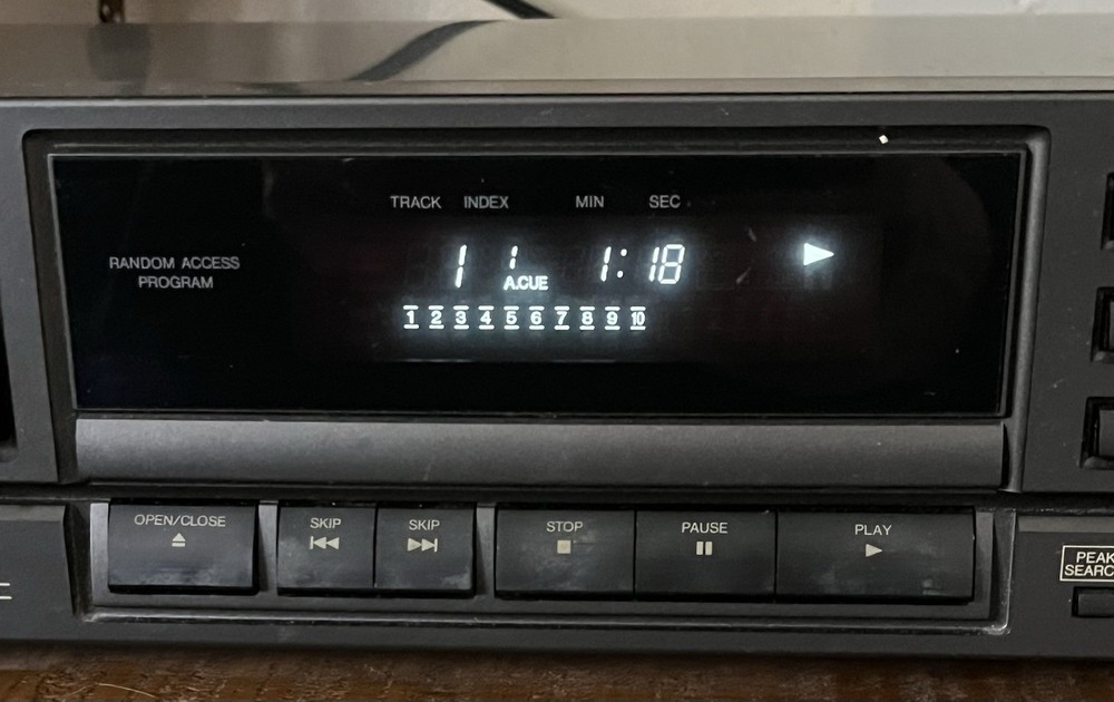 Vintage Technics SL-PG100 CD Player Working See Video