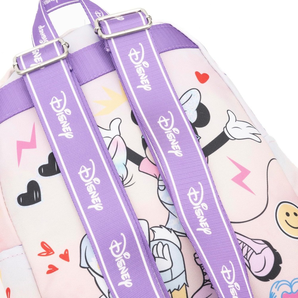 Daisy Duck 13"" Nylon Daypack, Purple
