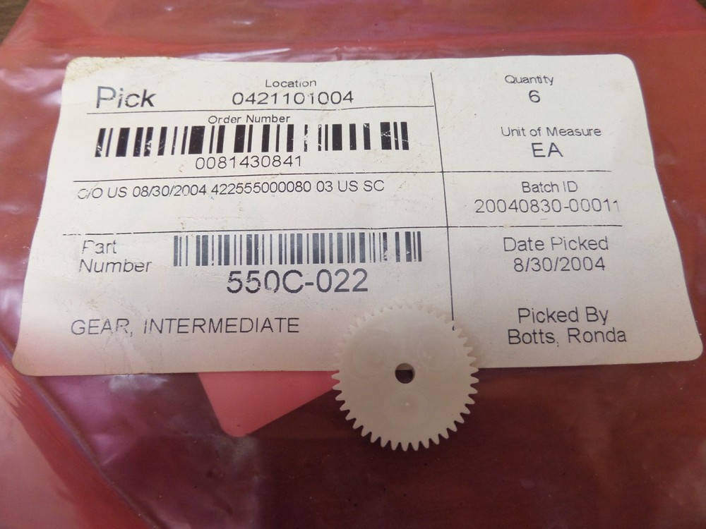 NEW UNIVERSAL INSTRUMENTS GEAR 550C-022 550C022