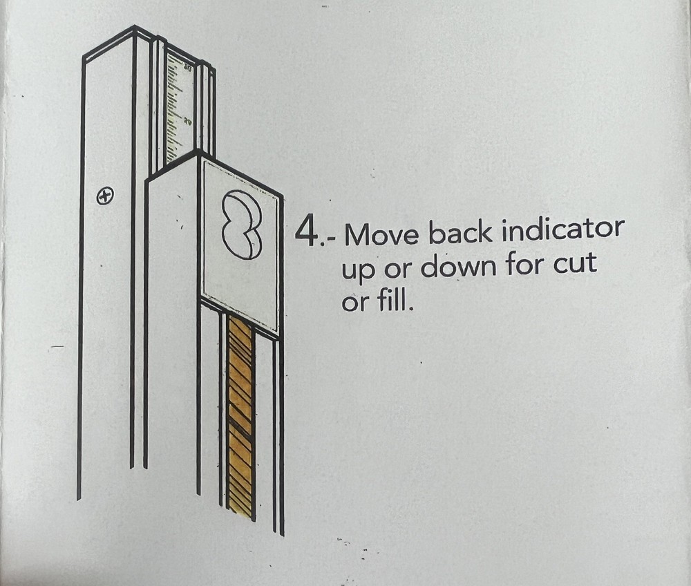Construction Measuring Rod