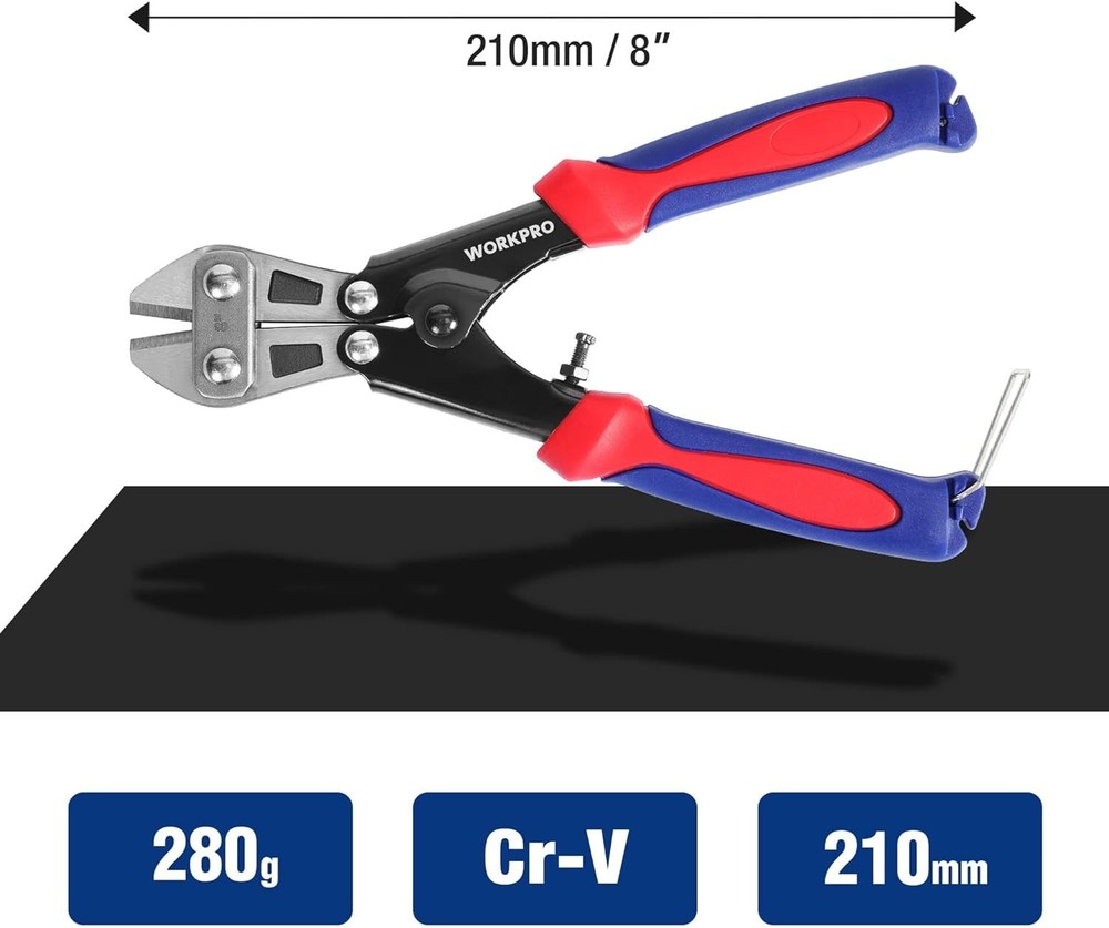 8-Inch Spring-Loaded Mini Wire Cutter - Perfect for Electricians & DIY Projects