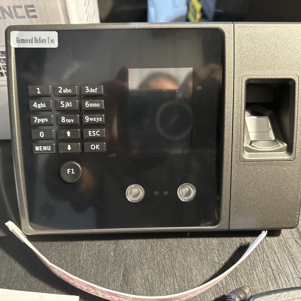 Face Fingerprint Attendance Mach Time Clock Employee Checking n Reader FA20(100)