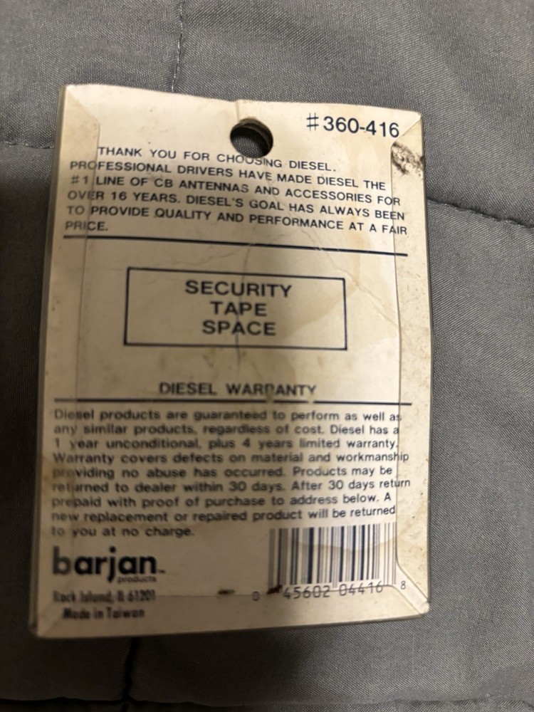 Diesel Electric Cb Radar Extension Speaker Mount Knobs