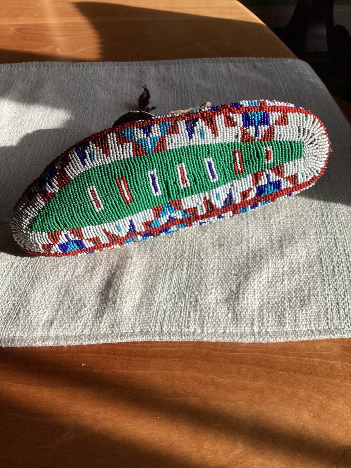 c1910 Native American Sioux Ceremonial Moccasins great colors & condition