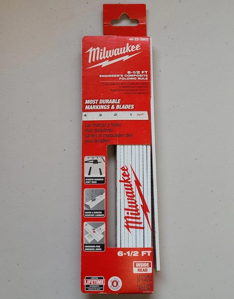 Milwaukee 48-22-3802 Engineer's Composite Folding Rule