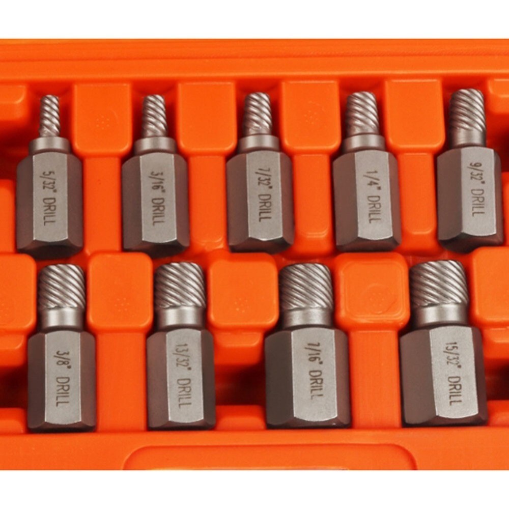 Screw Extractor Set Damaged Broken Bolt Screw Extractor Hex Head Extractor 23Pcs