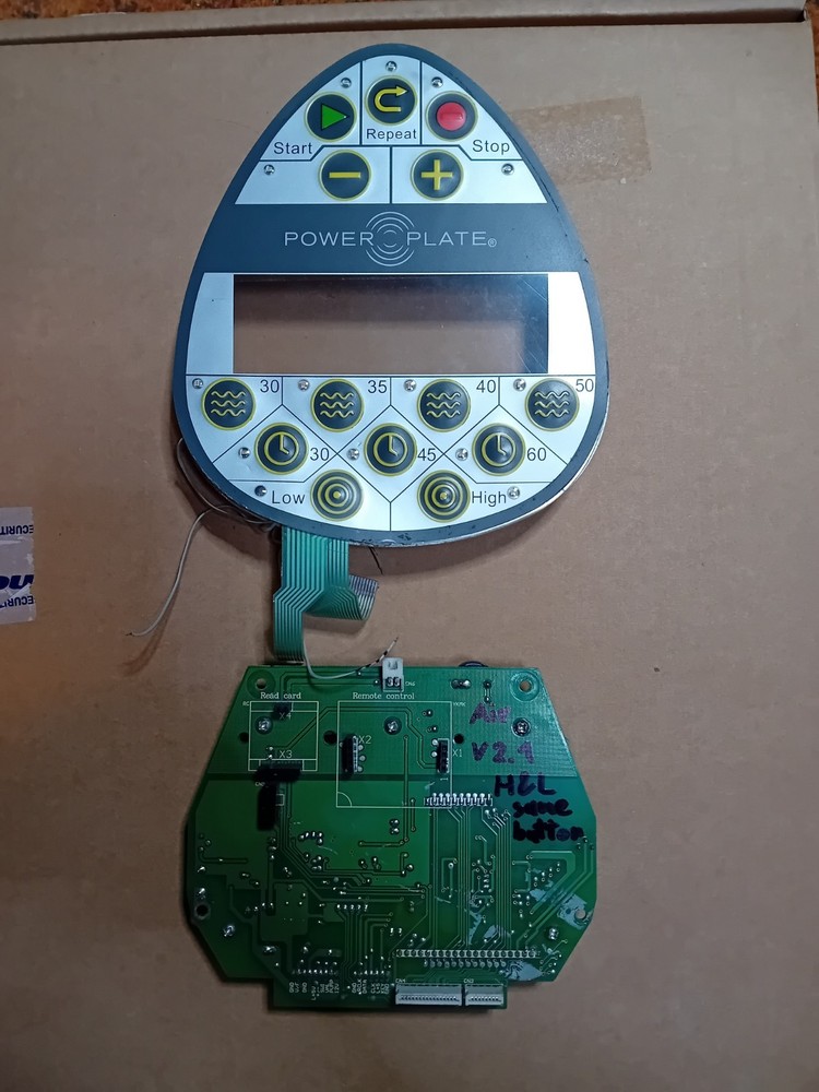 Power Plate upperdisplay