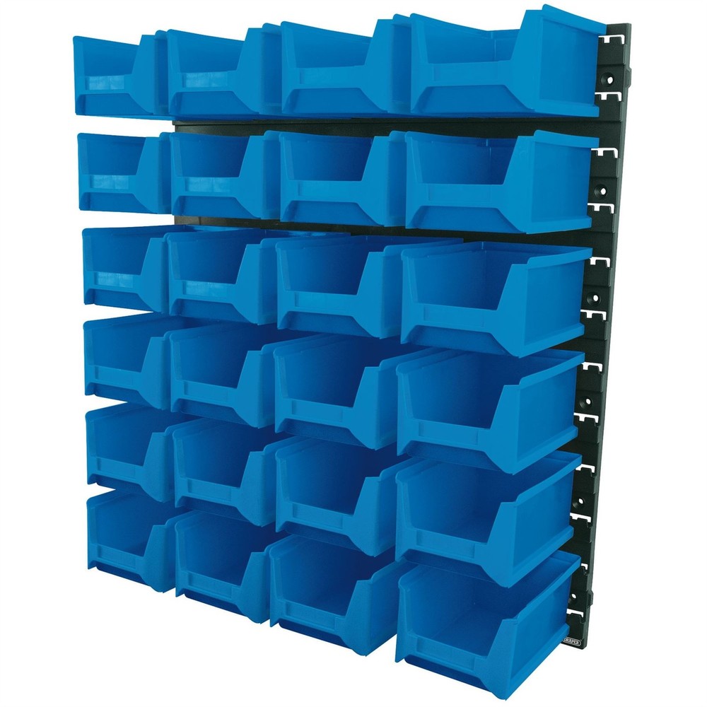 Draper 06797 24 Bin Wall Storage Unit Large Bins