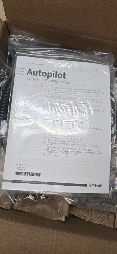 trimble transfer kit autopilot to cnh guidance ready