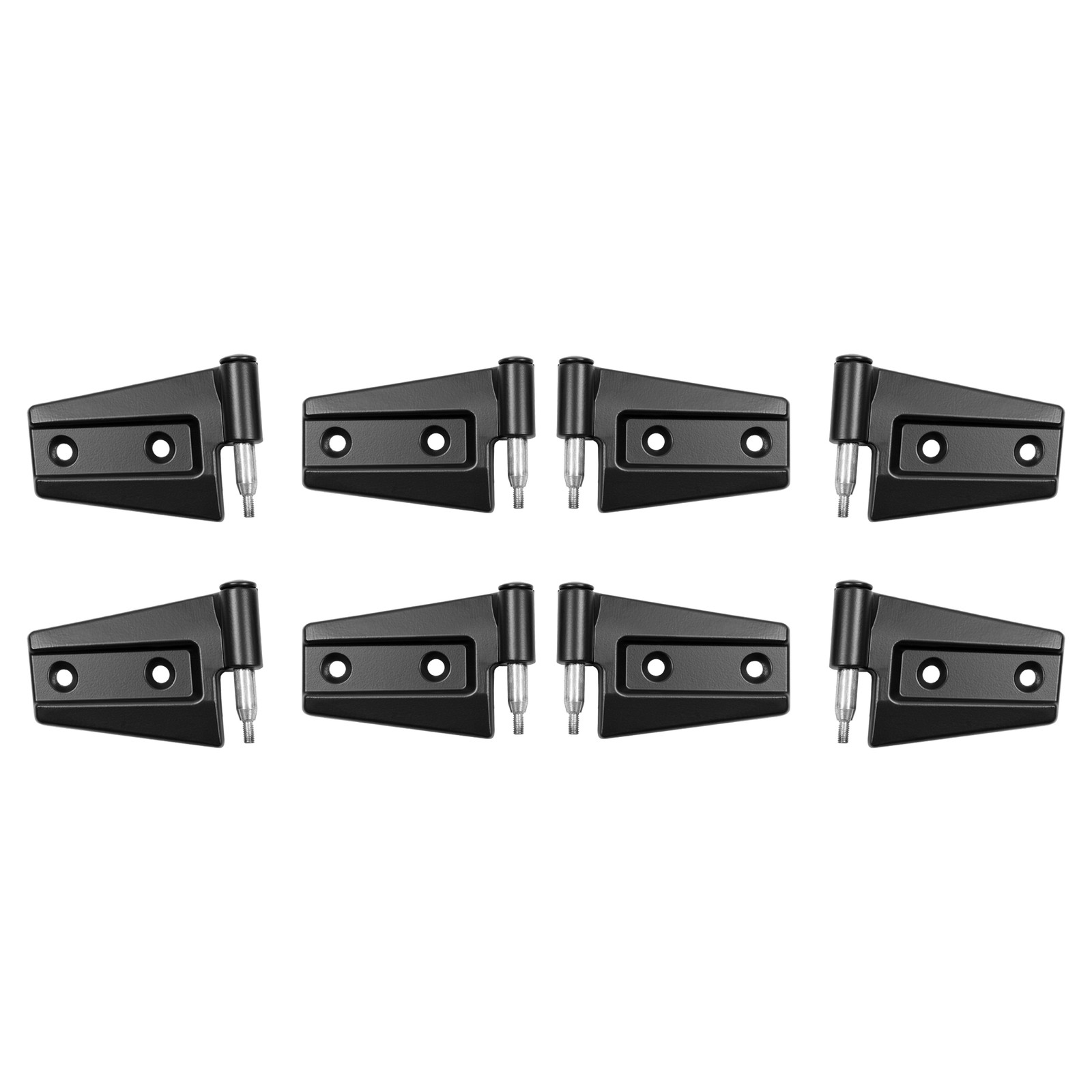 Fits 2007-2018 Jeep Wrangler JK Body Door Hinge Replacement Set Screw-On 16pcs