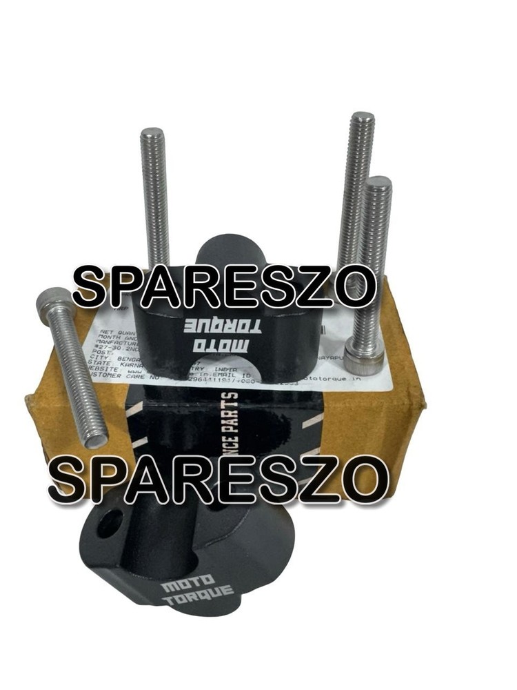 HANDLEBAR RISER BLACK FIT FOR ROYAL ENFIELD BEAR 650