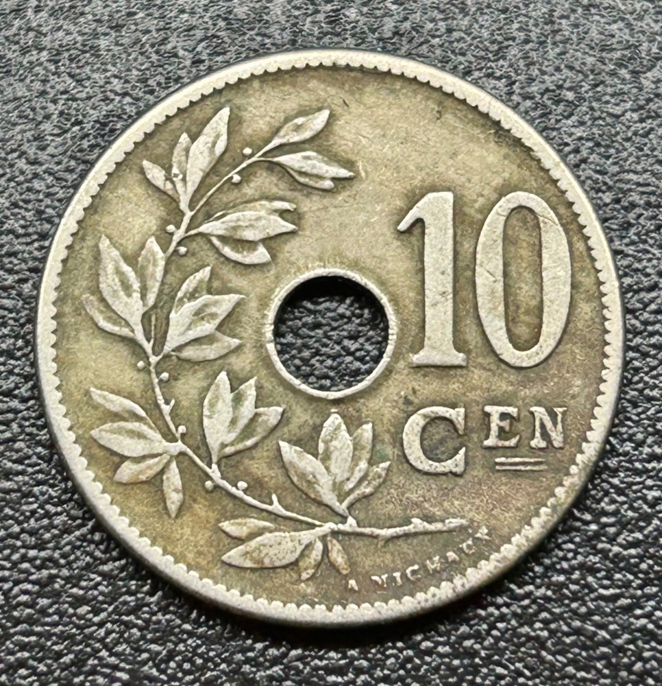 1905 Belgium 10 Centimes #591