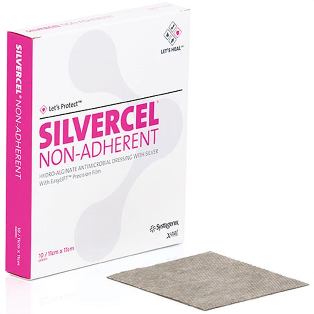 Silver Alginate Dressing Silvercel Non-Adherent 2 X 2_Each
