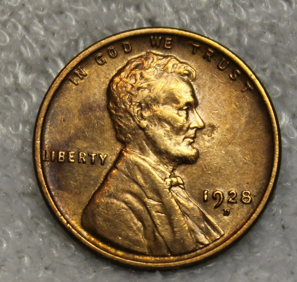 1928DAU lincoln penny