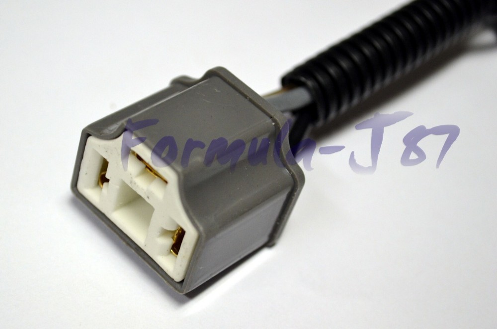 Splitter Wire Ceramic S 9003 HB2 H4 Two Harness Head Light Socket Plug Dual Beam