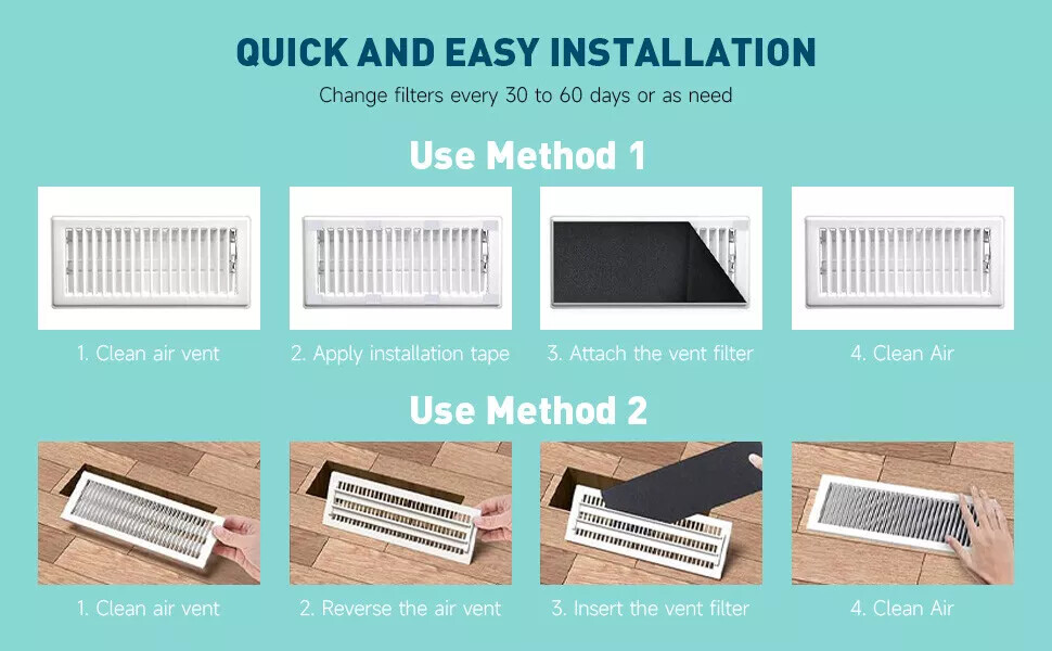 4"X 12"Inch high quality Black Air Carbon Filter Virgin Charcoal for Inline Fan