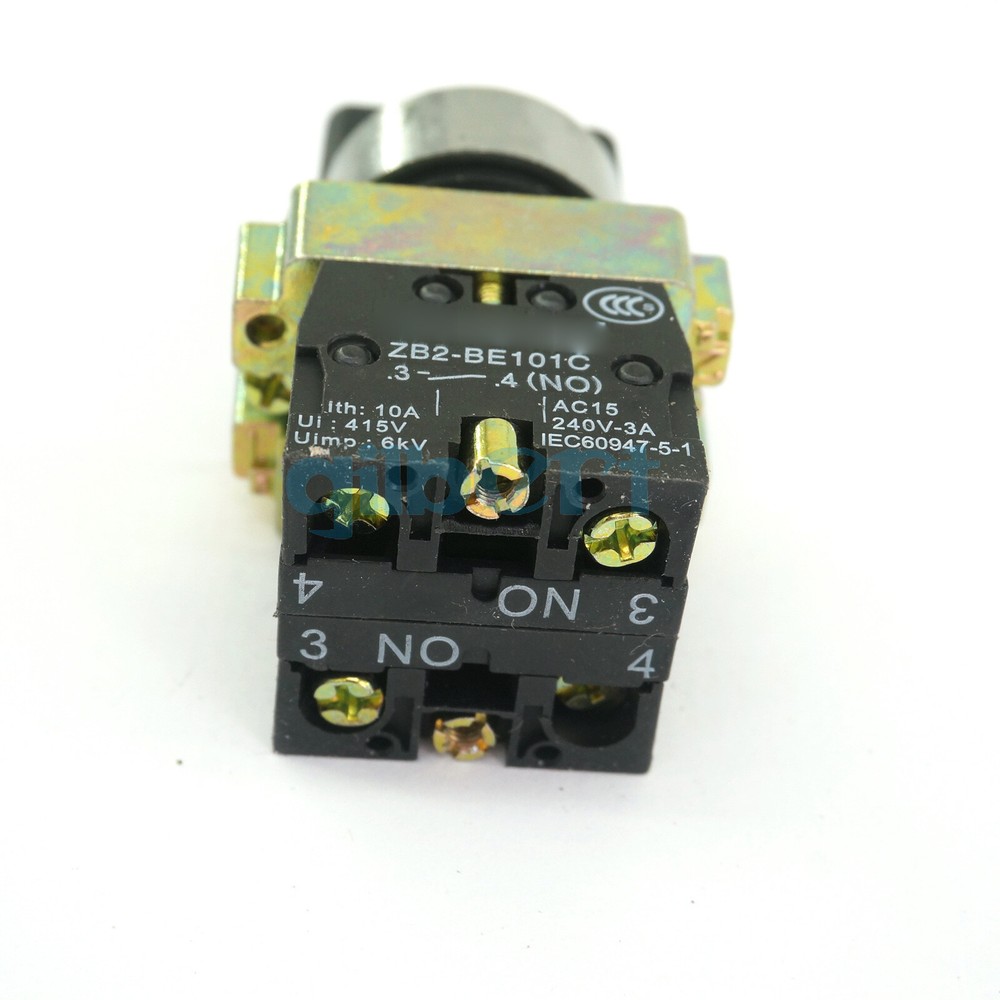 XB2BD53C 2 N/O 3 Positions Spring Return Selector Switch 22mm Mount 400V 6A