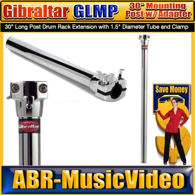 Gibraltar GLMP Long Mounting Post with Adaptor - 30 inch