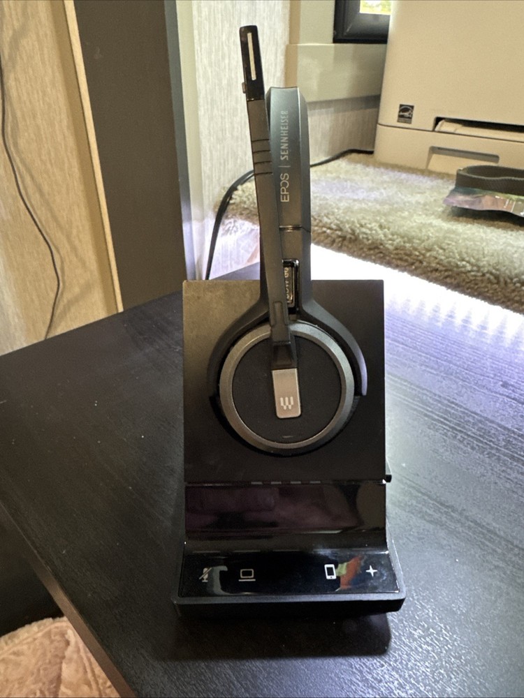 Sennheiser EPOS SDW60 Headset, SDW 3 BS  Base, And BTD 800 USB Bluetooth Bundle