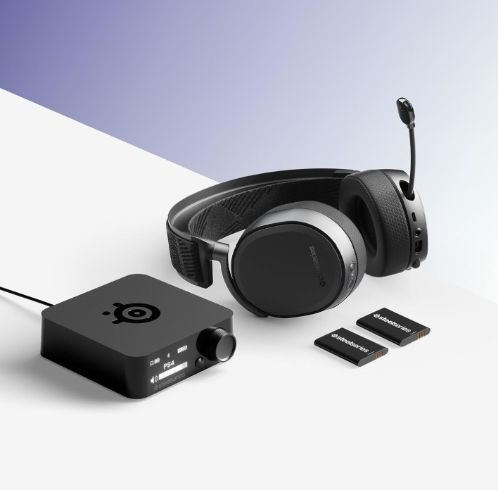 SteelSeries Arctis Pro Wireless Gaming Headset Wireless+Bluetooth for PS4 and PC